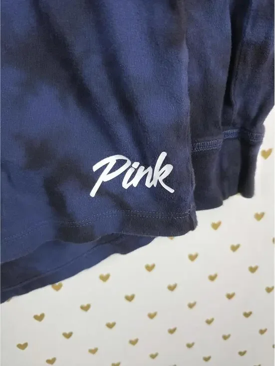 Victorias Secret Pink LOGO Tye Dye Sweater Shirt Long Sleeve SMALL - Picture 2 of 4